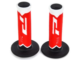 Poignées - PROGRIP - Blanc/Rouge/Noir