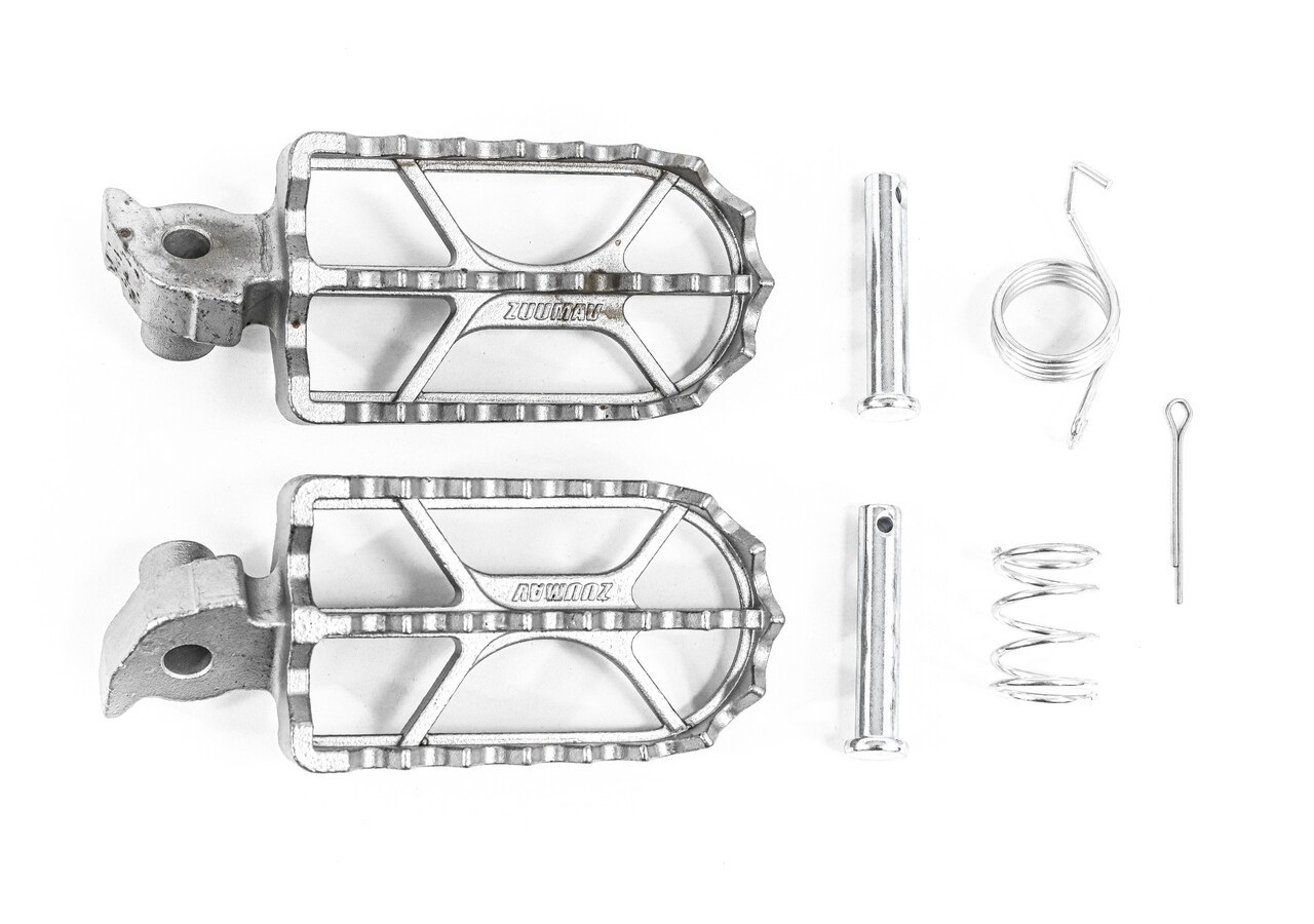 Repose pieds Acier Silver