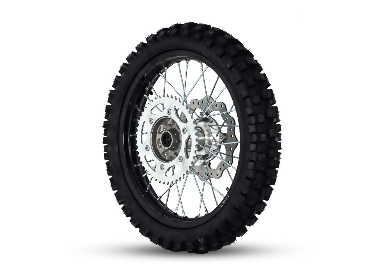 Roue aluminium arrière complète - 18"
