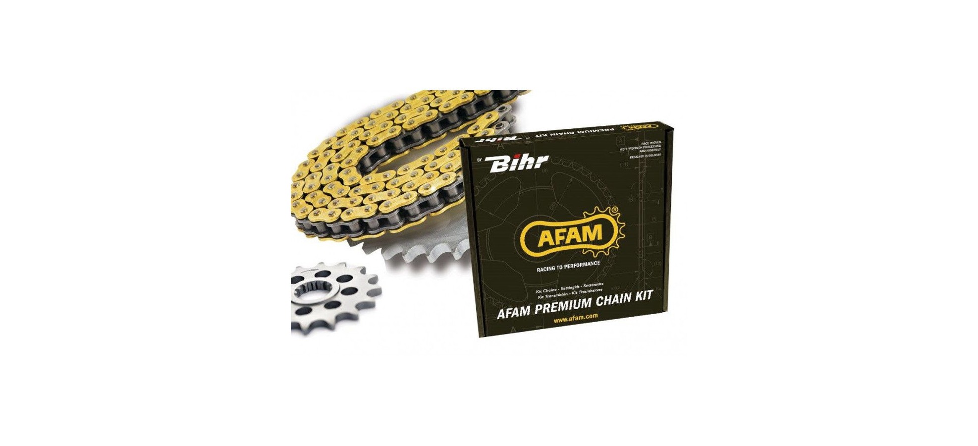 Kit chaîne AFAM 420Mx2...